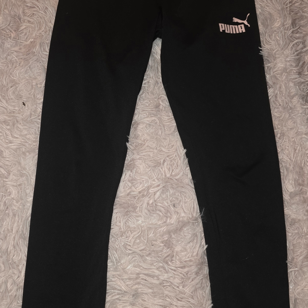 PUMA Kids Black Leggings